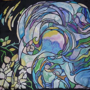 D'après un vitrail de Tifany